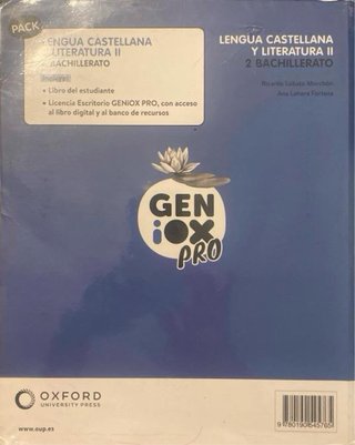 Lengua castellana y literatura II. Libro del es...