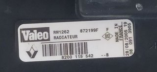 RADIADOR AGUA RENAULT SCENIC II Confort Dynamique
