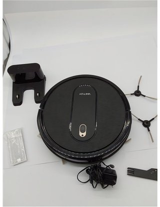 Vactidy Robot Aspirador T6 - con Potente Succión - Detección Inteligente - 2500mAh - Silencioso - 3 Modos de Limpieza - Control por Ap