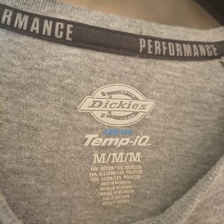 T-shirt Dickies Uomo M Grigia Performance