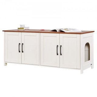 Cat Litter Box Enclosure for Multi Cats, 120 cm Hidden