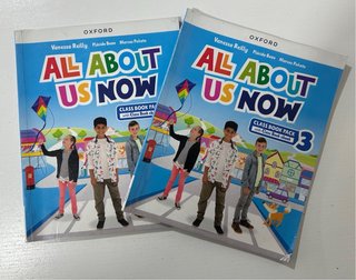 Libro de texto ingles 3°primaria. All about us now