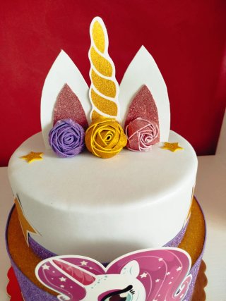 Torta scenografica compleanno bimba unicorno