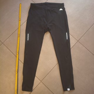 Pantaloni running Trespass Uomo L Neri
