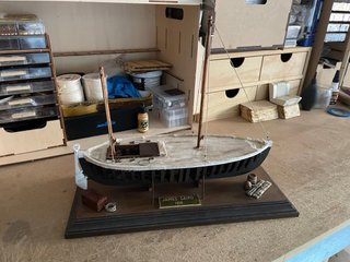 Maqueta de barco James Caird a 1:21
