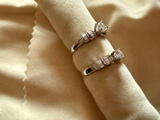 Anillo Oro Blanco 18k Diamante 0.25ct