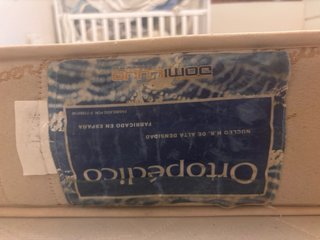 Colchón Ortopédico 135