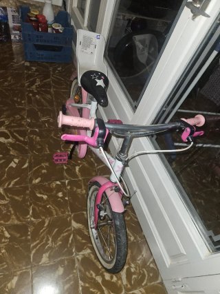 Bicicleta infantil rosa