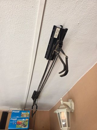 Gancho para bicicleta de techo