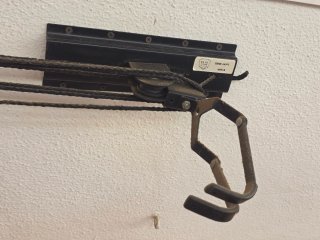 Gancho para bicicleta de techo