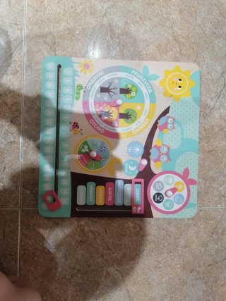 Calendario de Madera Educativo Infantil