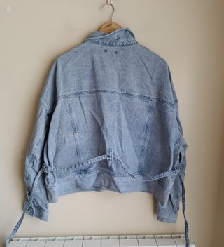 Cazadora vaquera oversize azul talla 48