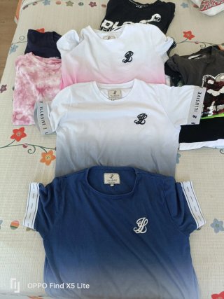 Lote 6 Ropa chico 12 años Camisetas y Pantalones