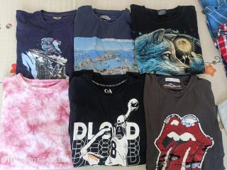 Lote 6 Ropa chico 12 años Camisetas y Pantalones