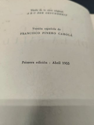 Libro medicina año 1955