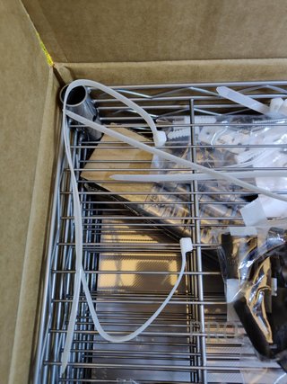 Scaffale metallico a 5 livelli per cucina