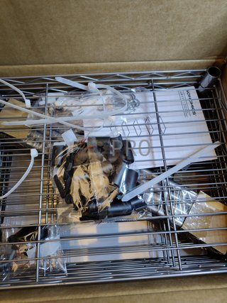 Scaffale metallico a 5 livelli per cucina