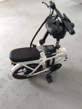 Bicicleta Eléctrica EVERCROSS EK5 Blanca
