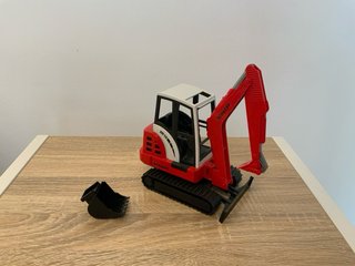 BRUDER Compactador + Dumper+ Excavadora