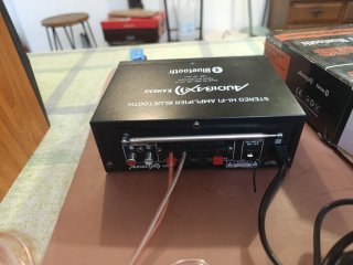 Amplificador AudiBax Kansas Bluetooth Negro