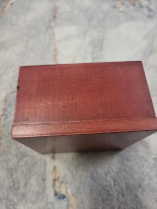 Scatola Legno Bulova Vintage