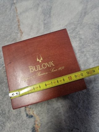 Scatola Legno Bulova Vintage