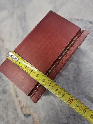 Scatola Legno Bulova Vintage