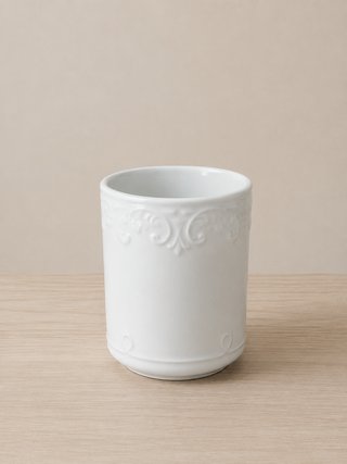 Vaso/Lapicero Porcelana La Cartuja Sevilla