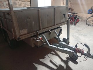 Remolque basculante de 2 ejes