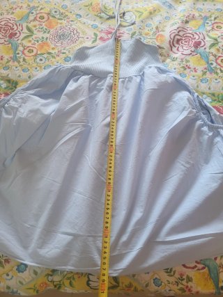 Vestido Zara globo azul