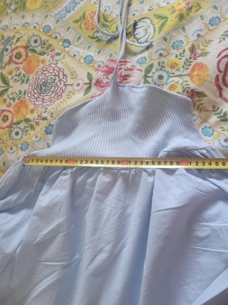 Vestido Zara globo azul