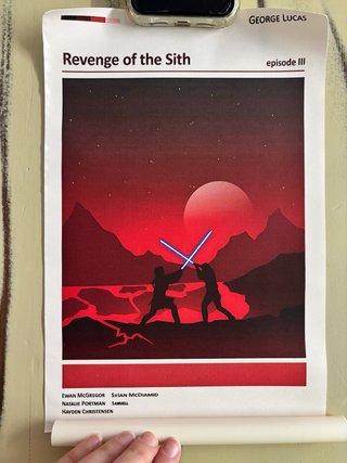 Poster Star Wars Revenge of the Sith 20x30cm