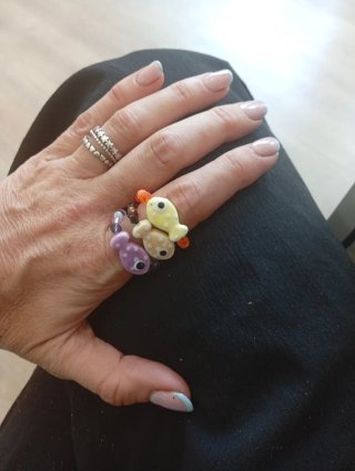 Anillos de pez veraniegos ajustables