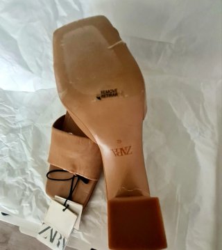 Sandalias tacón Zara mujer