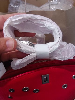 Bolso Desigual Rojo con Tachuelas