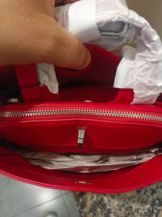 Bolso Desigual Rojo con Tachuelas