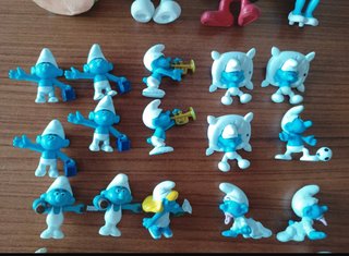 Lote de Figuras de Los Pitufos