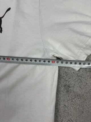 Camiseta Puma Blanca Logo Grande Talla XL