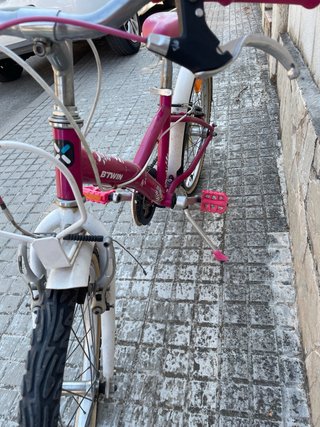 Bicicleta Infantil B-Twin MistiGirl500 + caballete