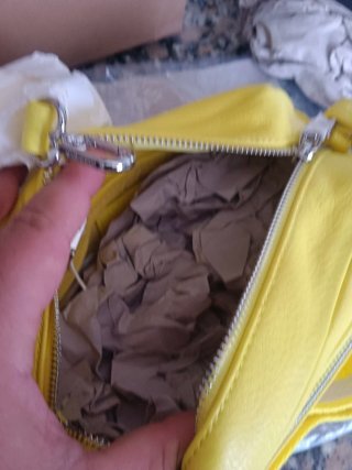 Bolso bandolera Desigual amarillo