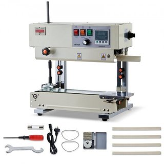 Continuous Bag Band Sealing Machine, 6-12 mm Seal Width,