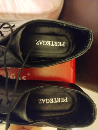 Zapatos Pertegaz Talla 43 Negro Poco Uso