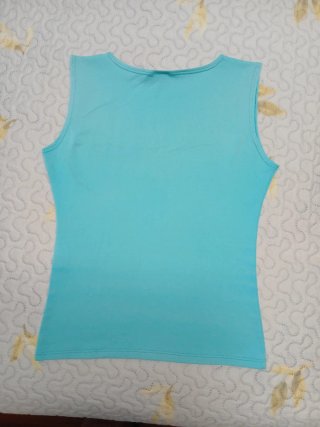 Camiseta sin mangas South Beach azul