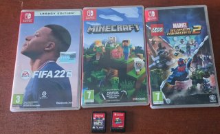 Nintendo Switch Juegos: FIFA 22, Minecraft, LEGO M
