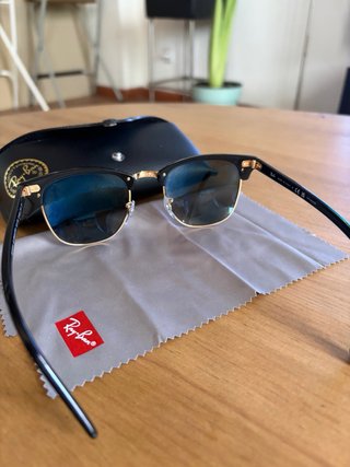 Gafas de sol Ray-Ban Clubmaster Negro/Dorado