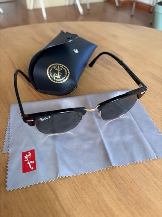 Gafas de sol Ray-Ban Clubmaster Negro/Dorado
