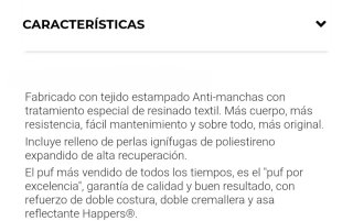 Puff pera HAPERS London Polipiel