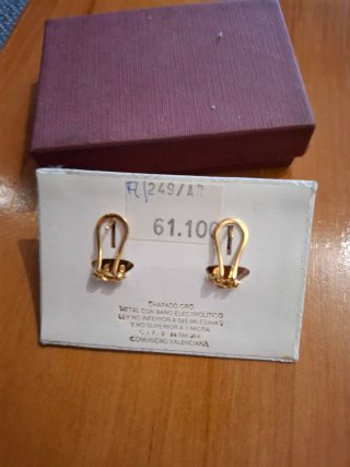 Pendientes Chapados Oro