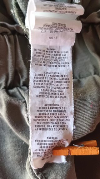 Pantalón corto verde t.38