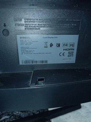 Monitor Samsung C27JG56QQU Curvo 27 (Schermo rotto)